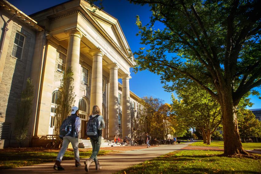 Cornell University - Students Walking