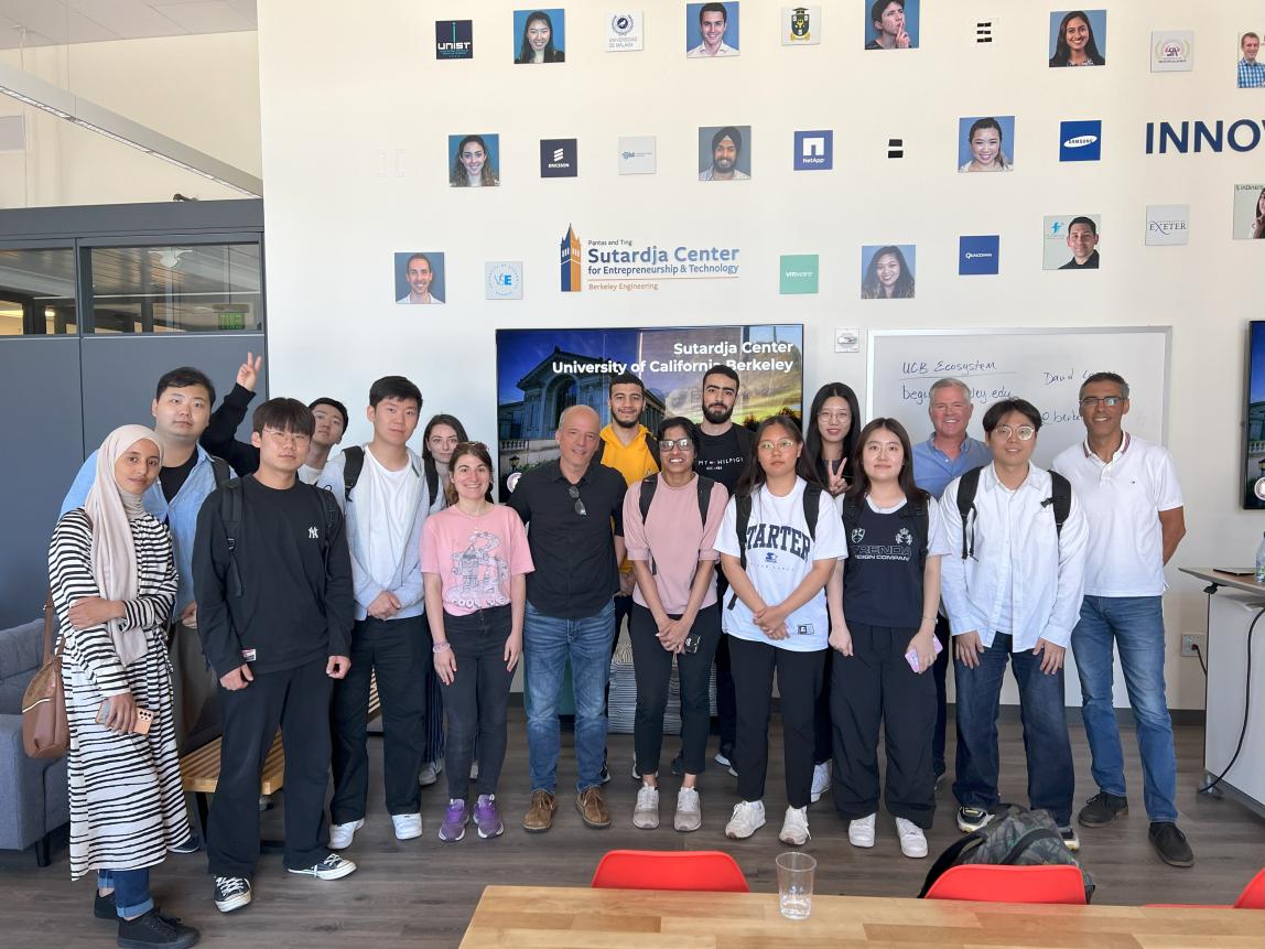 Students on Study Tour at Sutardja Center for Entrepreneurship & Technology (SCET)