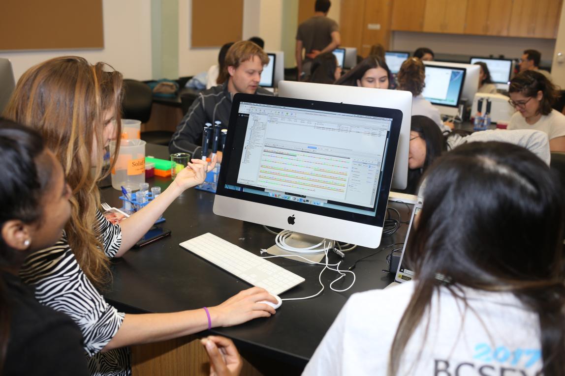 UC Berkeley Classroom with Students Using Computers