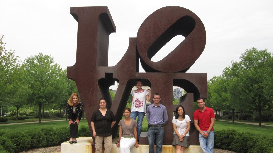 SAF Staff at Love Sign