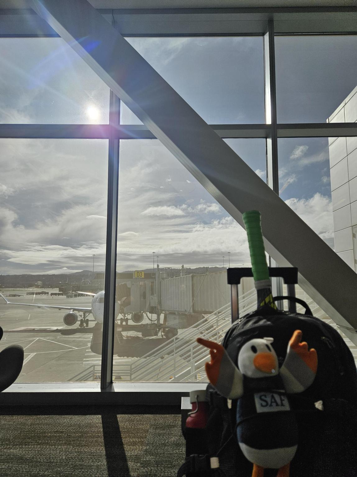 SAFFY Doll at Airport