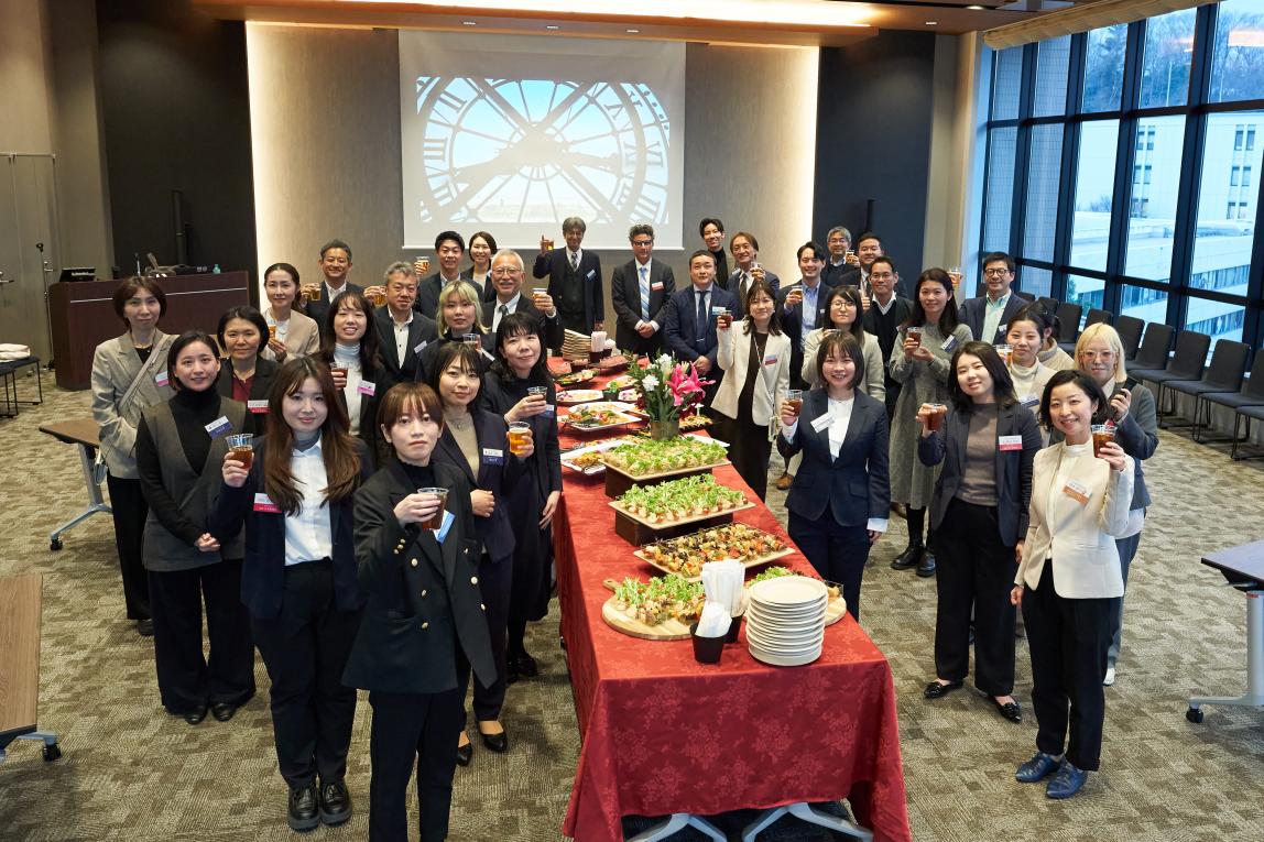 2025年度SAF年次総会、懇親会での集合写真