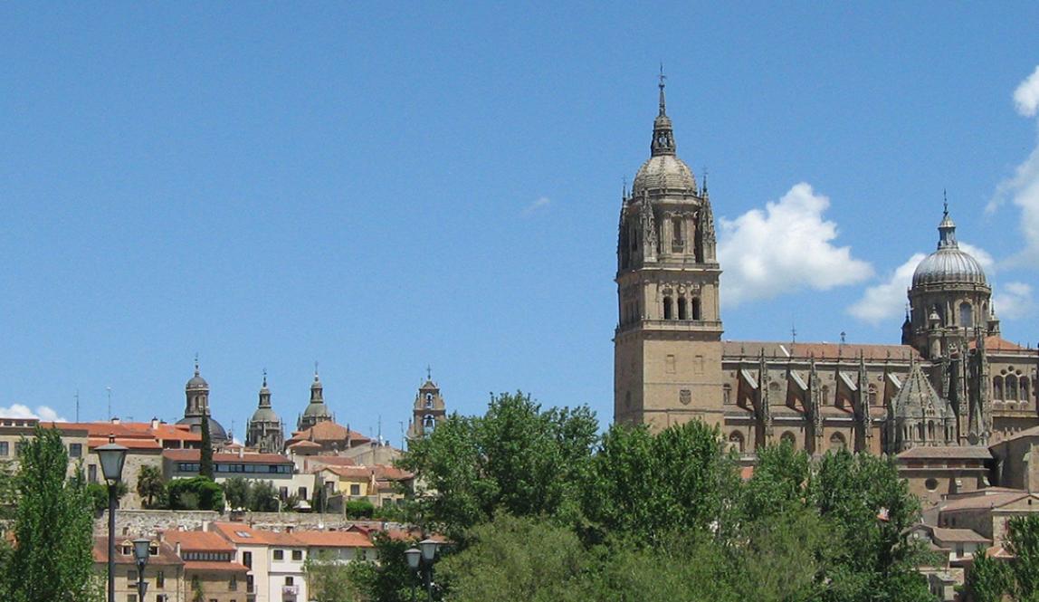 Landmark building in Salamanca, Spain