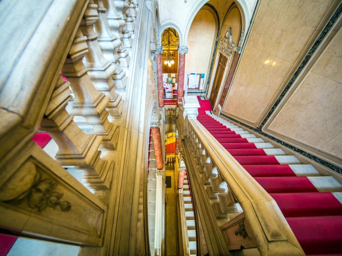 Vienna Center Stairway