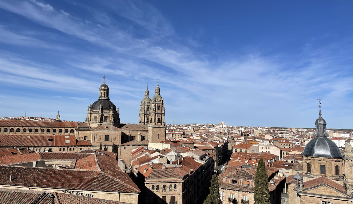 the rooftops of Salamanca