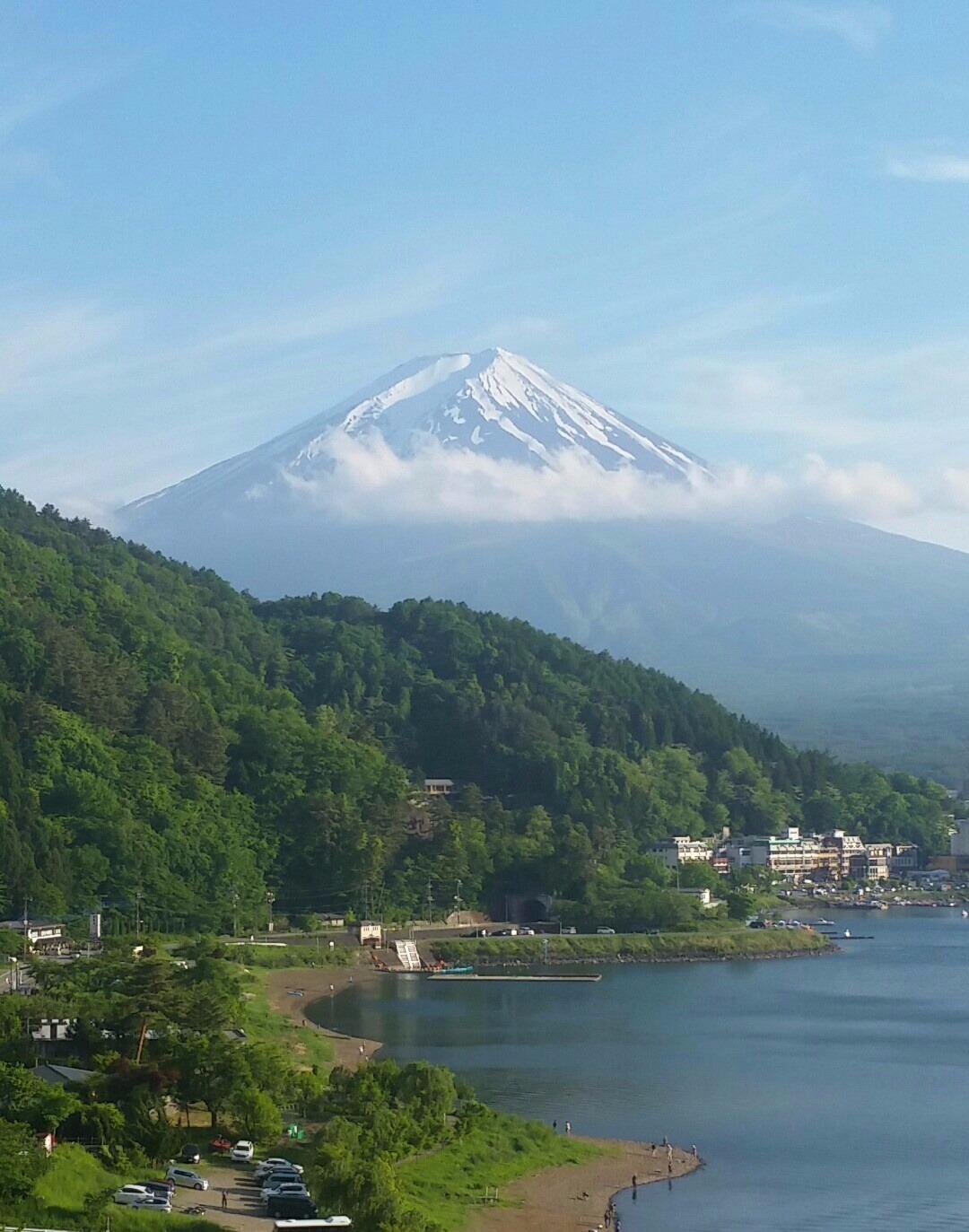 Mount Fuji and Lake Kawaguchi