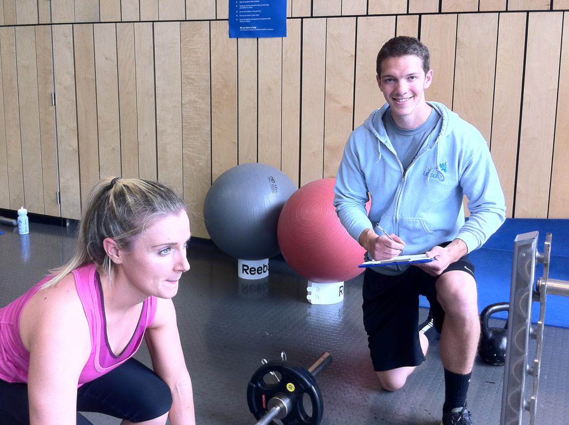 a student interning at Swan Leisure, a large fitness centre in Dublin. He assisted with the day-to-day operations, programme design and fitness instruction.