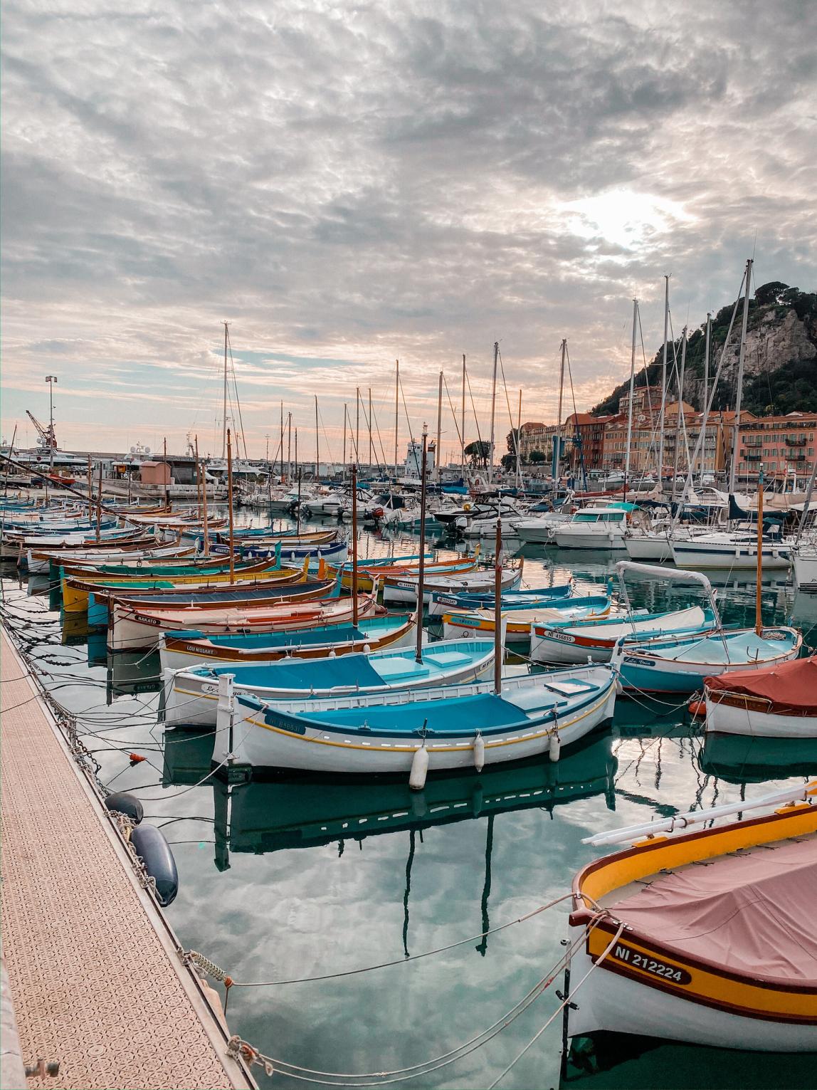 boats at Nice Port