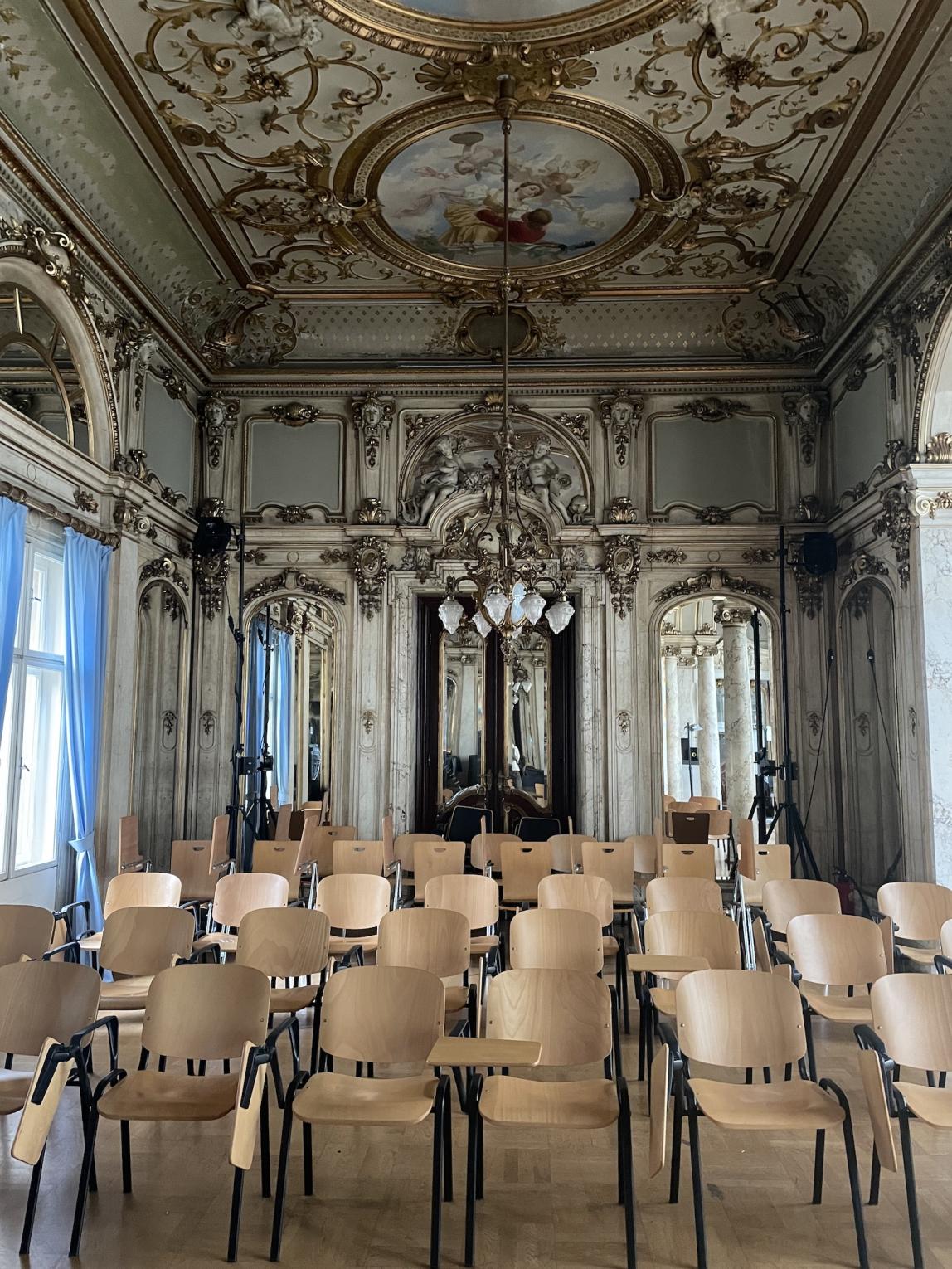 A classroom in Vienna, Austria.