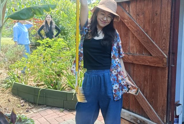 SAF Student Gardening in Cape Town