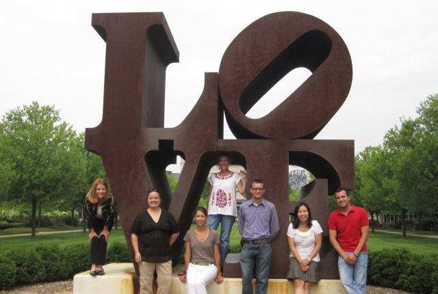 SAF Staff at Love Sign