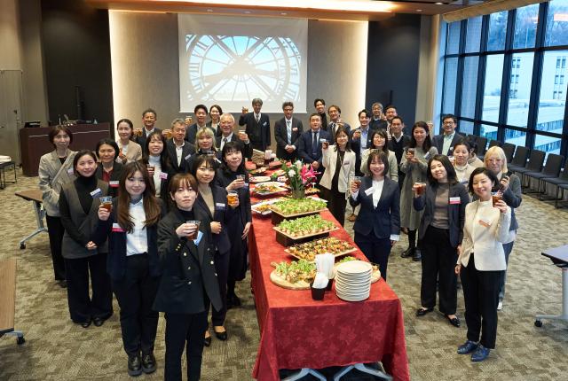 2025年度SAF年次総会、懇親会での集合写真