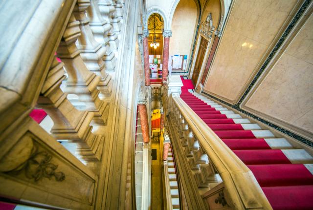 Vienna Center Stairway
