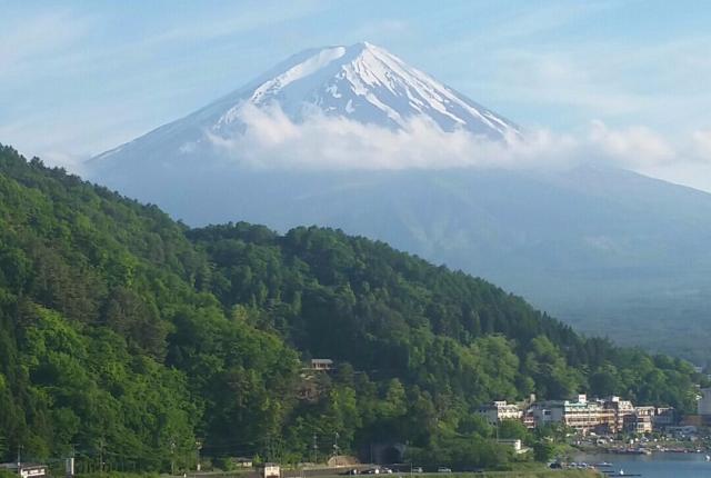 Mount Fuji and Lake Kawaguchi