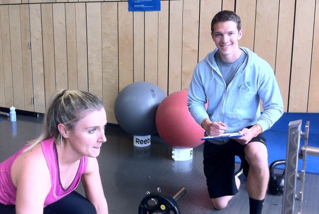 a student interning at Swan Leisure, a large fitness centre in Dublin. He assisted with the day-to-day operations, programme design and fitness instruction.