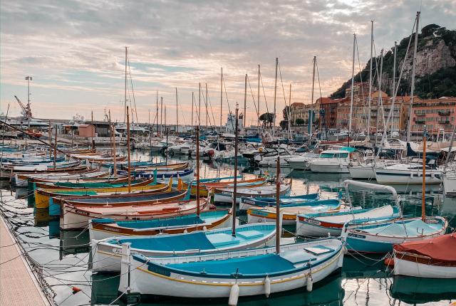 boats at Nice Port