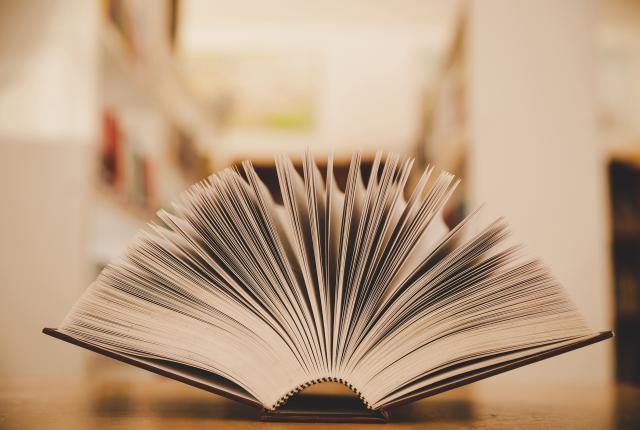 open books with pages