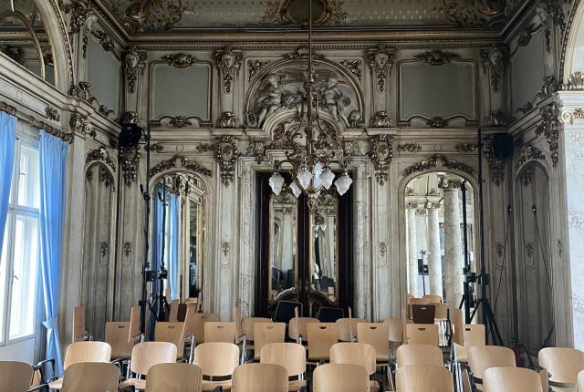 A classroom in Vienna, Austria.