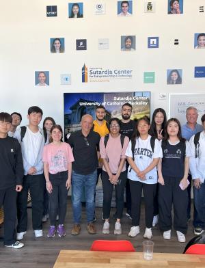 Students on Study Tour at Sutardja Center for Entrepreneurship & Technology (SCET)