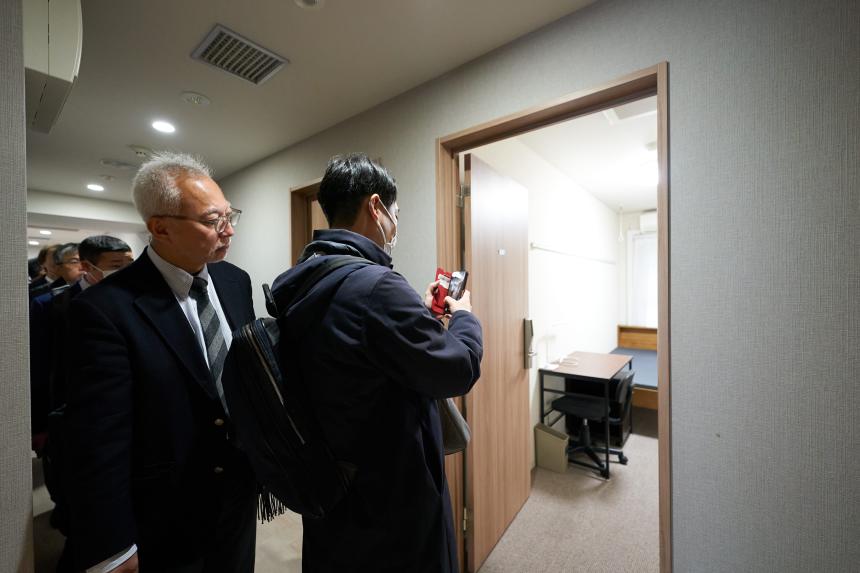 中央大学国際寮見学