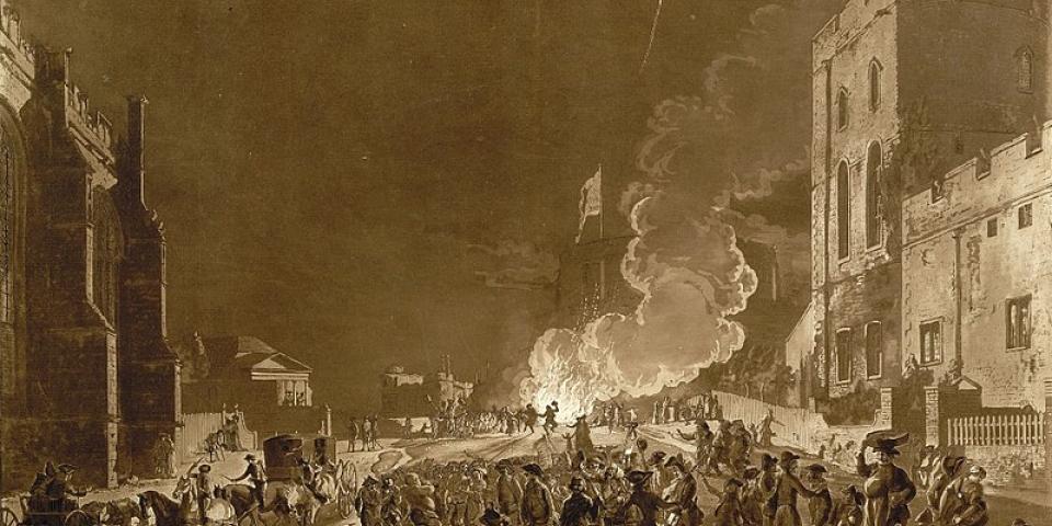 BonfireNight_Wiki_PublicDomain_800px-Windsor_castle_guyfawkesnight1776.jpg