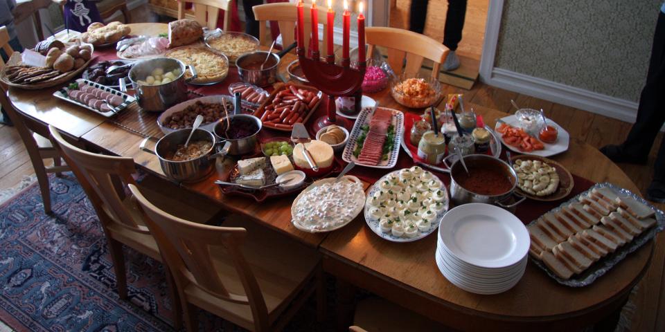 A Swedish Christmas table